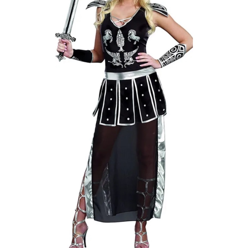 Dreamgirls Halloween Adult Costume Glorious Gladiator Dress Set NIP